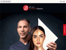 Tablet Screenshot of bayareaaestheticsurgery.com